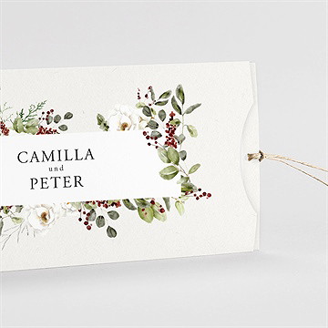 Hochzeitseinladung winterlich romantisch