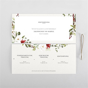 Hochzeitseinladung winterlich romantisch - vue 5