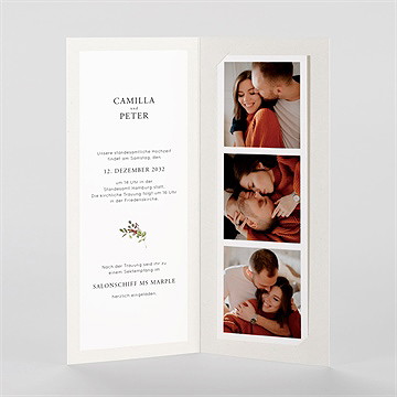 Hochzeitseinladung winterlich romantisch - vue 2