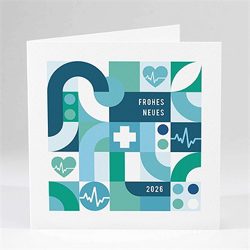 Weihnachtskarte Arzt