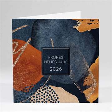 Weihnachtskarte künstlerische gestaltung