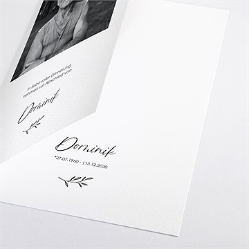 Kirchenheft Trauer schwarz und weiß - vue 2