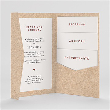 Hochzeitseinladung es lebe die liebe - allinone - vue 2