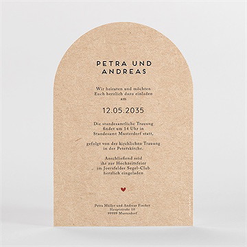 Hochzeitseinladung es lebe die liebe - vue 2