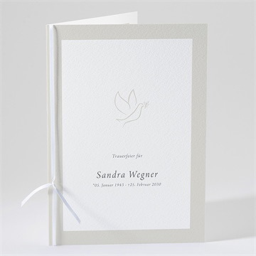 Kirchenheft Trauer taube der hoffnung