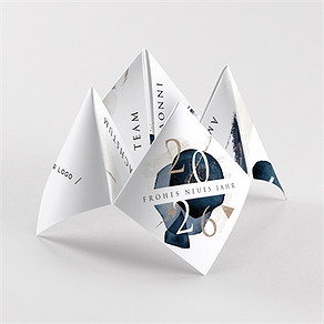 Weihnachtskarte kunst - origami