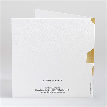 Weihnachtskarte glänzendes jahr - vue 3