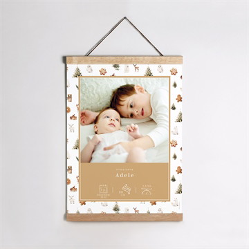 Geburtsposter Weihnachtskind