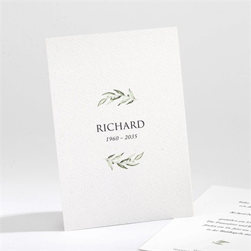 Trauerkarte ewiger olivenbaum