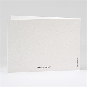 Trauerdanksagung Ewiger Olivenbaum - Klappkarte - vue 3