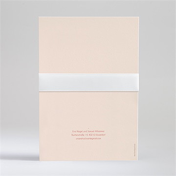 Hochzeitseinladung orange & fuchsia 2 - vue 3