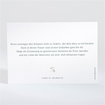 Beileidskarte Trauer Erinnerung - vue 2