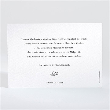 Beileidskarte Trauer Kraftschöpfen - vue 2