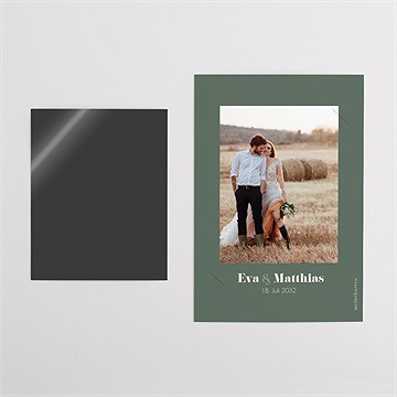 Dankeskarte Hochzeit salbeigrün - vue 5