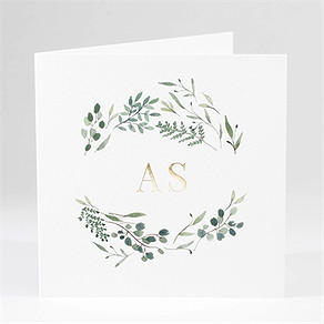 Hochzeitseinladung fliegende blätter - gold-klapp