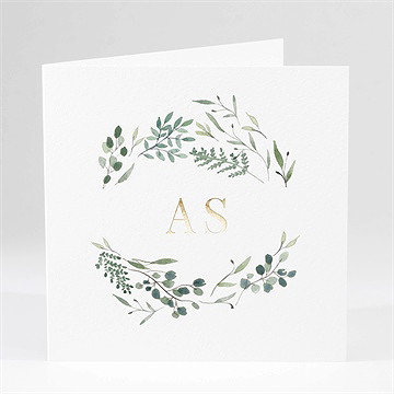 Hochzeitseinladung fliegende blätter - gold-klapp