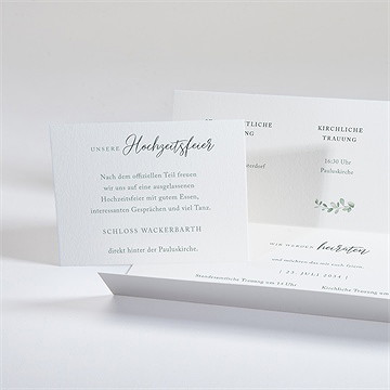 Hochzeitseinladung lyrik - mousseline - vue 3