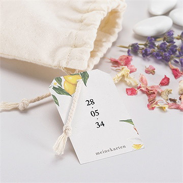 Geschenkbeutel Hochzeit zitronenflair - vue 2