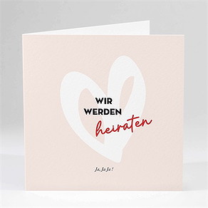 Hochzeitseinladung herz