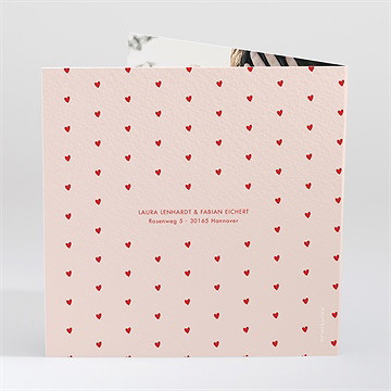 Hochzeitseinladung Rote Liebe - vue 3