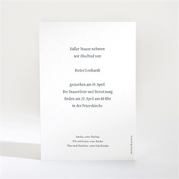 Trauerkarte aquarelllandschaft - vue 2