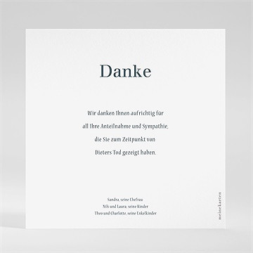 Trauerdanksagung Aquarelllandschaft - vue 2