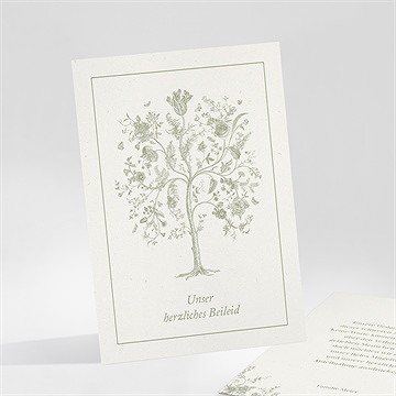 Beileidskarte Trauer Baum Des Lebens