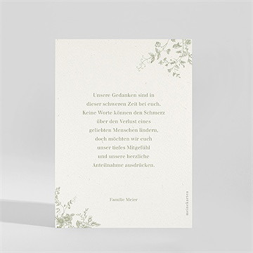 Beileidskarte Trauer Baum Des Lebens - vue 2
