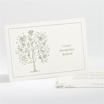 Beileidskarte Trauer Baum Des Lebens