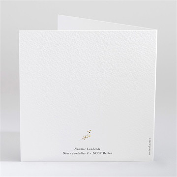 Beileidskarte Trauer Aquarellblumen - vue 3