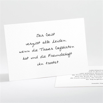 Beileidskarte Trauer Erinnerungsstück