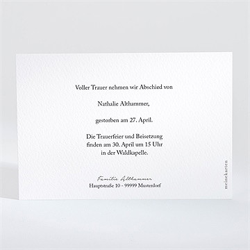 Trauerkarte sonnenuntergang - vue 2