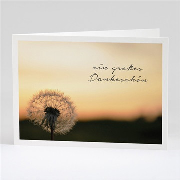 Trauerdanksagung sonnenuntergang