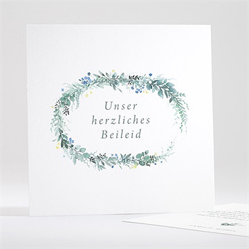 Beileidskarte Trauer Sehnsucht