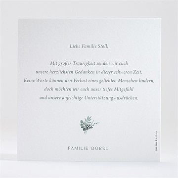Beileidskarte Trauer Sehnsucht - vue 2