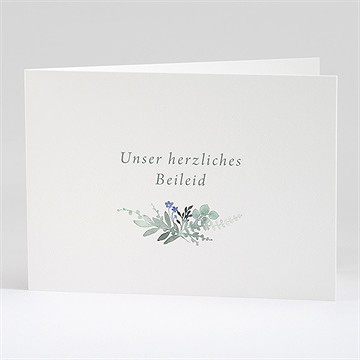 Beileidskarte Trauer Sehnsucht