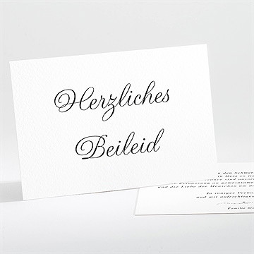 Beileidskarte Trauer Schöne Erinnerung