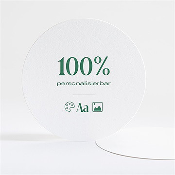 Menükarte Kommunion Blanco - Rund*13,5Cm (N321146) - Vue 2