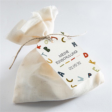 Geschenkanhänger Einschulung Abc Der Schule - Vue 2