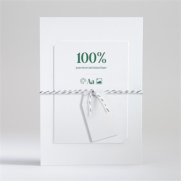 Hochzeitseinladung Blanco 14,5X21cm (N99166)