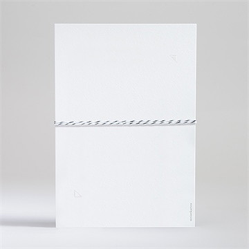 Hochzeitseinladung Blanco 14,5X21cm (N99166) - vue 3