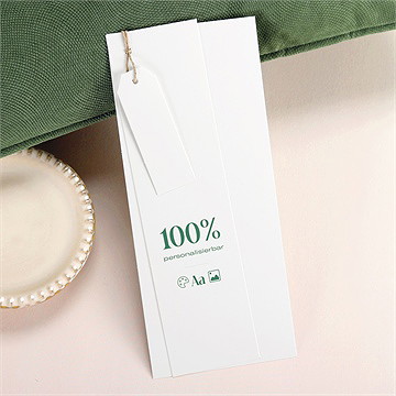 Hochzeitseinladung Blanco 21X9cm (N93160)