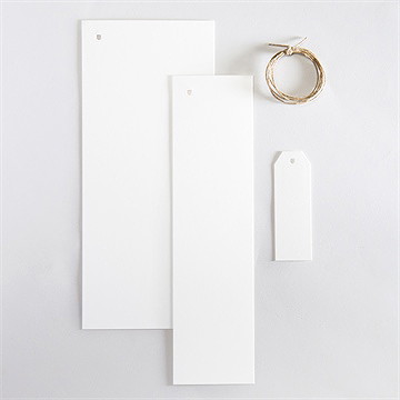 Hochzeitseinladung Blanco 21X9cm (N93160) - vue 4