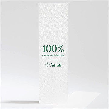 Hochzeitseinladung Blanco - 5,3X19,4Cm (N20105)