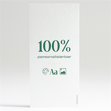 Hochzeitseinladung Blanco - 10X21cm (N22014)