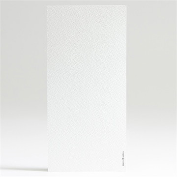 Hochzeitseinladung Blanco - 10X21cm (N22109) - Vue 2