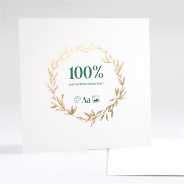 mit Veredelung - Quadrat