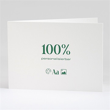 Hochzeitseinladung Blanco - 14,5X10,5Cm (N42110)