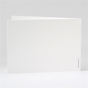 Hochzeitseinladung Blanco - 14,5X10,5Cm (N42110) - vue 3