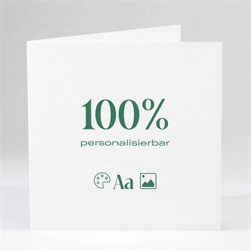 Klappkarte - Quadrat